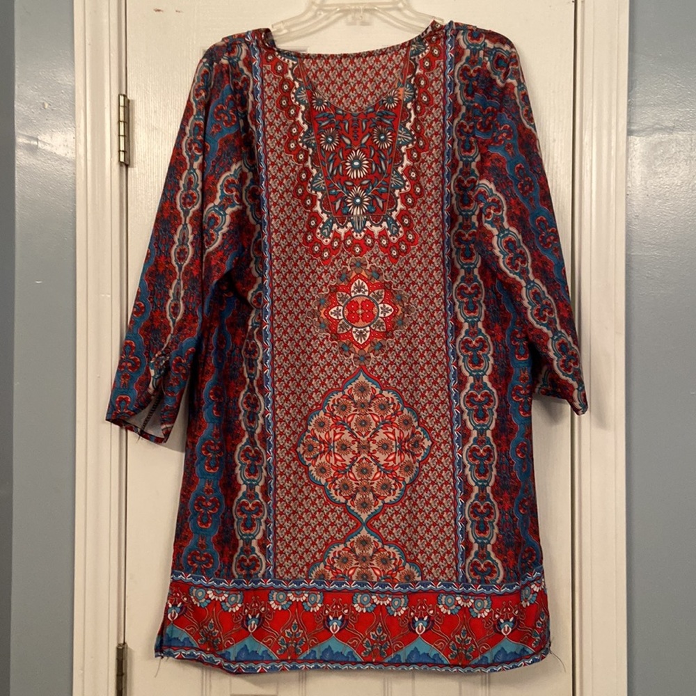 ❤️ 5/$25 - XJF•MC Tunic top - Sz M - Picture 4 of 4